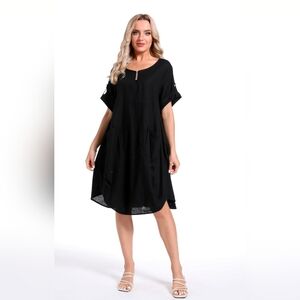 Black Dress with Pockets!